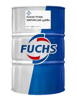 Fuchs Titan Sintofluid 75W80 Vat 205 liter voorkant